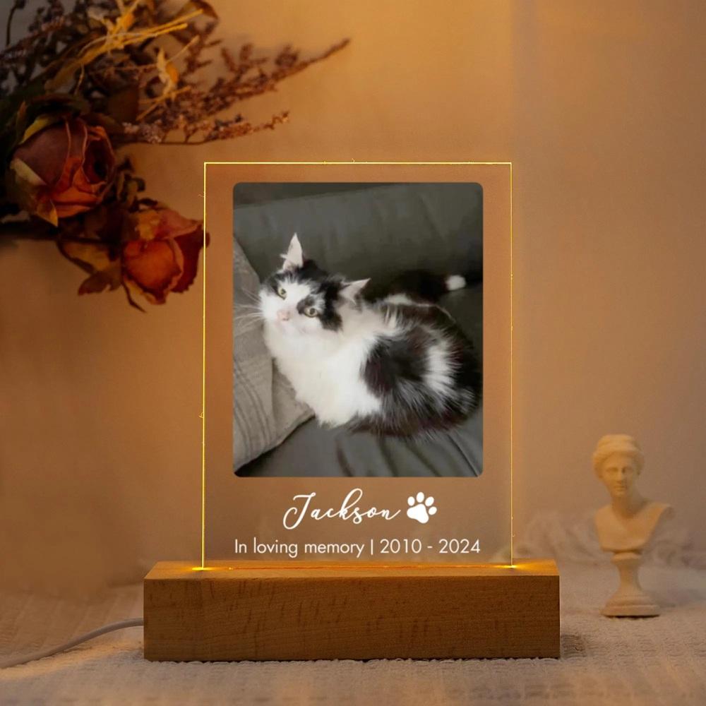 Personalized Pet Photo Christmas Gift Custom Keepsake Pet Plaque Memorial Frame Sympathy Gift For Cat Dog Pet Lovers
Personalized Pet Photo Christmas Gift Custom Keepsake Pet Plaque Memorial Frame Sympathy Gift For Cat Dog Pet Lovers