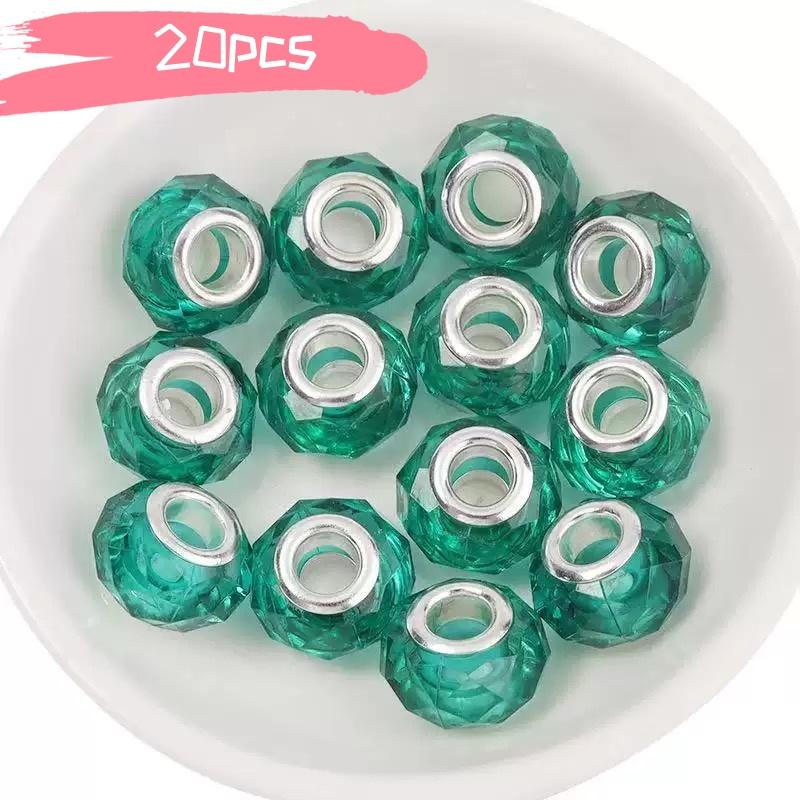 20 resin colored glitter transparent cut surface large hole bead colored scattered bead beads for handmade DIY necklaces, bracel 20pcs зелений
20 resin colored glitter transparent cut surface large hole bead colored scattered bead beads for handmade DIY necklaces, bracel 20pcs зелений