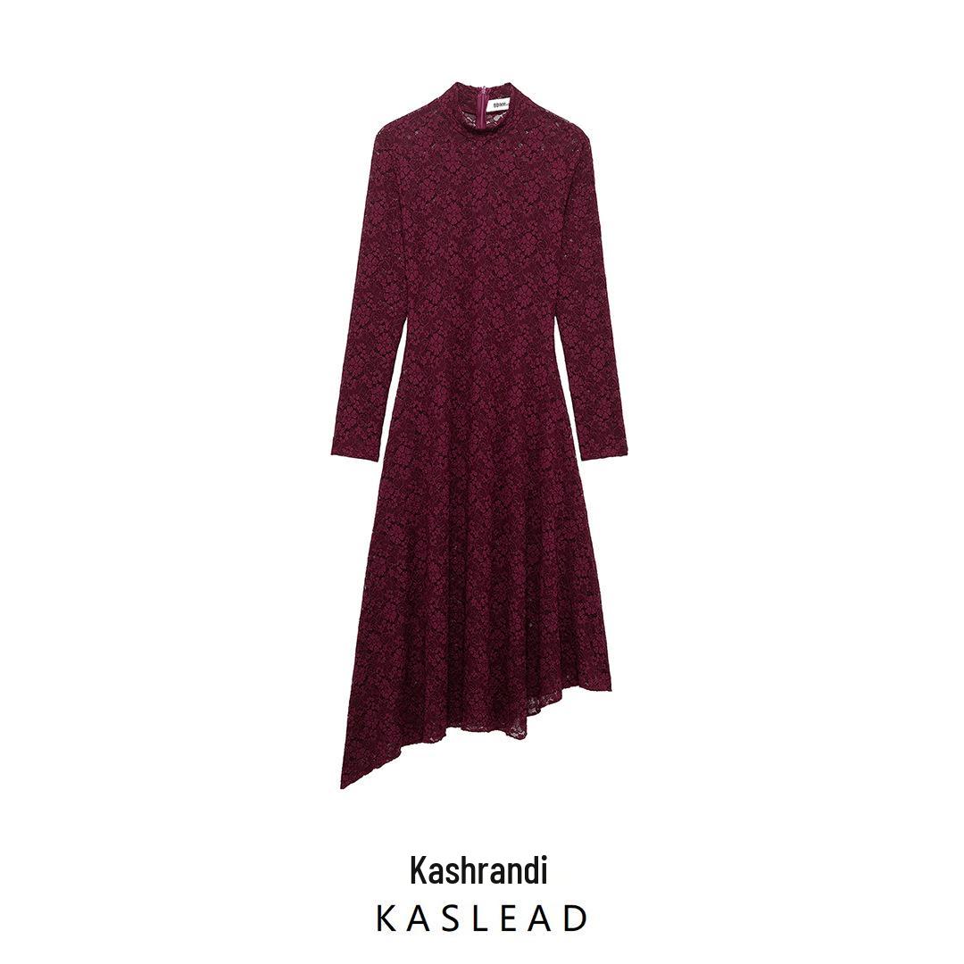Spring 2025 Women s European & American Lace Trim High Neck Long Sleeve Midi Dress XS
Spring 2025 Women s European & American Lace Trim High Neck Long Sleeve Midi Dress XS