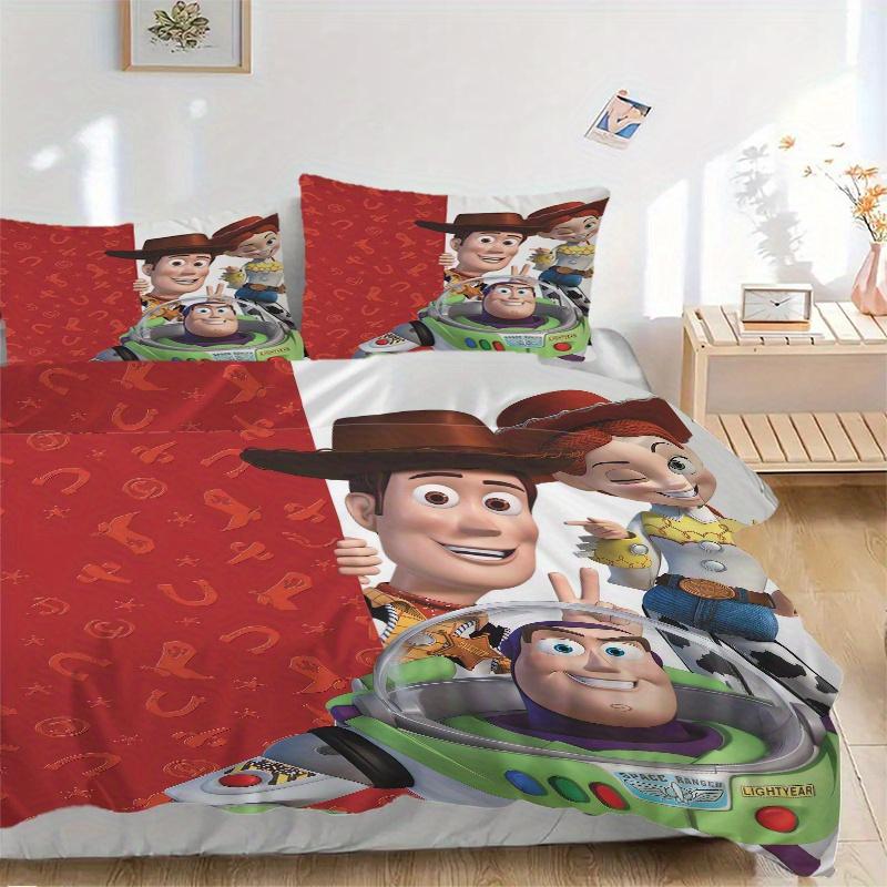 3pcs Woody Jessie & Buzz Lightyear Printed Duvet Cover Set (1 * Cover+2 * Pillowcase, Without Core), Suitable for Home Bedroom, Guest Room, Dormi 135x200cm
3pcs Woody Jessie & Buzz Lightyear Printed Duvet Cover Set (1 * Cover+2 * Pillowcase, Without Core), Suitable for Home Bedroom, Guest Room, Dormi 135x200cm