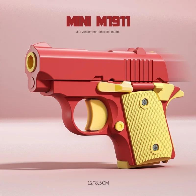 Mini 1911 Children S Toy Guns Model 3D Gravity Printing Fidget Toy for Kids Adults Stress Relief Toy Children Decompression Gift
Mini 1911 Children S Toy Guns Model 3D Gravity Printing Fidget Toy for Kids Adults Stress Relief Toy Children Decompression Gift