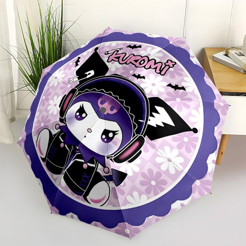 1pc Gothic Kuromi Automatic Open/Close Umbrella - Compact Travel Umbrella with 8-Rib Durable Frame yy251023056
1pc Gothic Kuromi Automatic Open/Close Umbrella - Compact Travel Umbrella with 8-Rib Durable Frame yy251023056