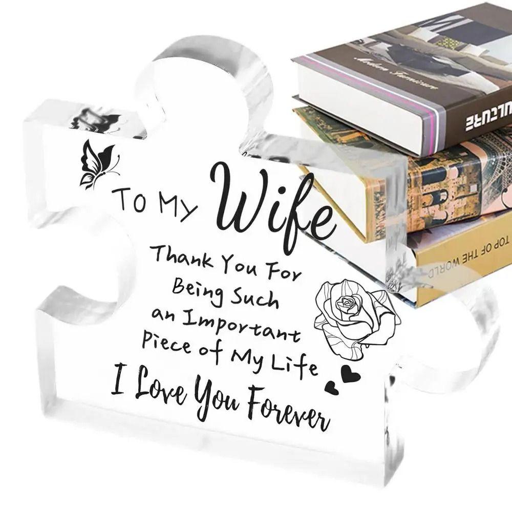 Transparent Engraved Puzzle Piece Irregular Acrylic Plaque Acrylic Block Puzzle Birthday Gifts
Transparent Engraved Puzzle Piece Irregular Acrylic Plaque Acrylic Block Puzzle Birthday Gifts