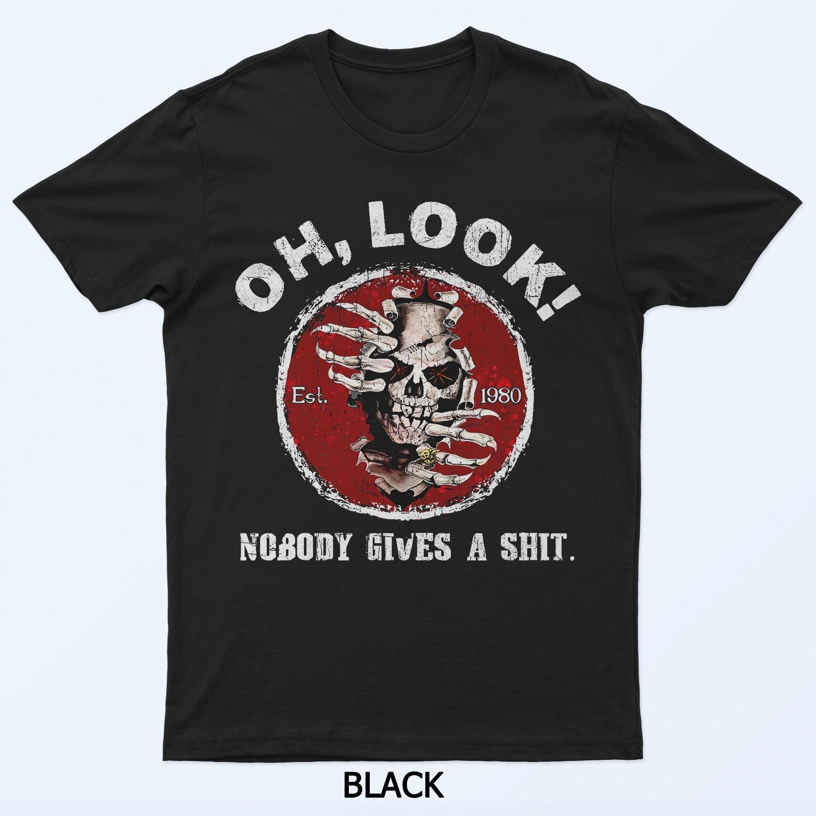 Gen X Skeleton Oh Look Nobody Gives A Shlt Est 1980 T-Shirt XL
Gen X Skeleton Oh Look Nobody Gives A Shlt Est 1980 T-Shirt XL