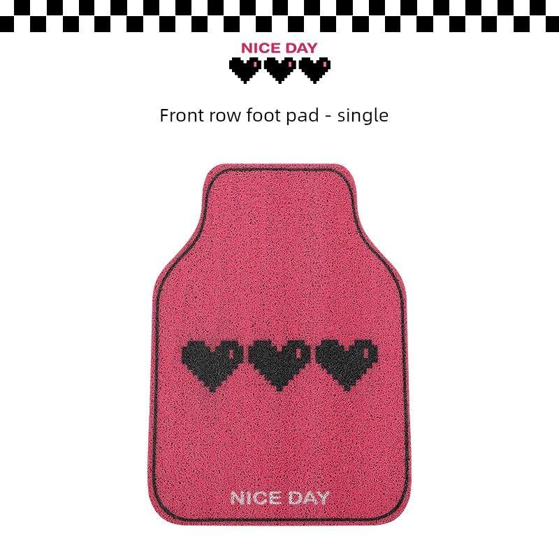 Car Floor Mats for the Main Driver, New Cute Silk Loop Anti-Dirt Design for Women, Non-Slip, Wear-Resistant, Waterproof Carpet-Style Car Mats Front row foot pad single piece
Car Floor Mats for the Main Driver, New Cute Silk Loop Anti-Dirt Design for Women, Non-Slip, Wear-Resistant, Waterproof Carpet-Style Car Mats Front row foot pad single piece