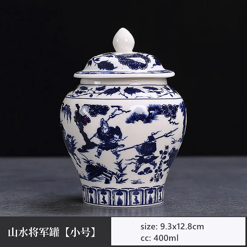 1Pc Chinese Blue and White Porcelain Tea Jar Sealed Moisture-proof Pu er Tea Box Tradition Tea Accessories Coffee Container
1Pc Chinese Blue and White Porcelain Tea Jar Sealed Moisture-proof Pu er Tea Box Tradition Tea Accessories Coffee Container
