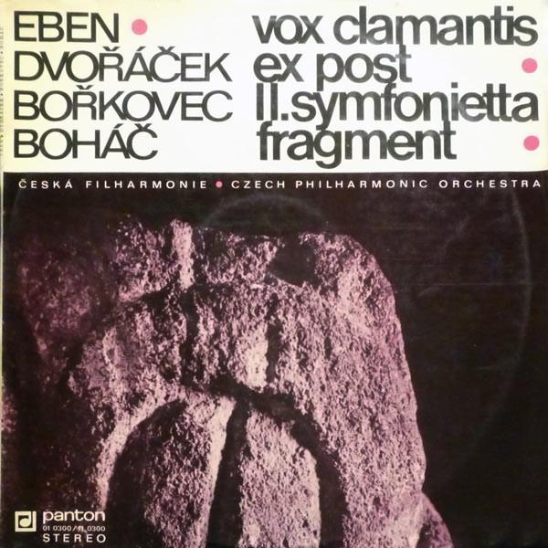 LP Record EBEN DVOEK BOKOVEC BOH Vox Clamantis Ex Post II. Symfoni PE169 Panton 1972 Czechoslov Classical Used
LP Record EBEN DVOEK BOKOVEC BOH Vox Clamantis Ex Post II. Symfoni PE169 Panton 1972 Czechoslov Classical Used