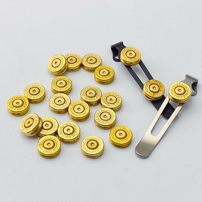 2/6/10pcs Brass Primer Screw Steel Flame Flashlight Clip EDC Knife Bullet Shell Clip Screw 2pcs
2/6/10pcs Brass Primer Screw Steel Flame Flashlight Clip EDC Knife Bullet Shell Clip Screw 2pcs