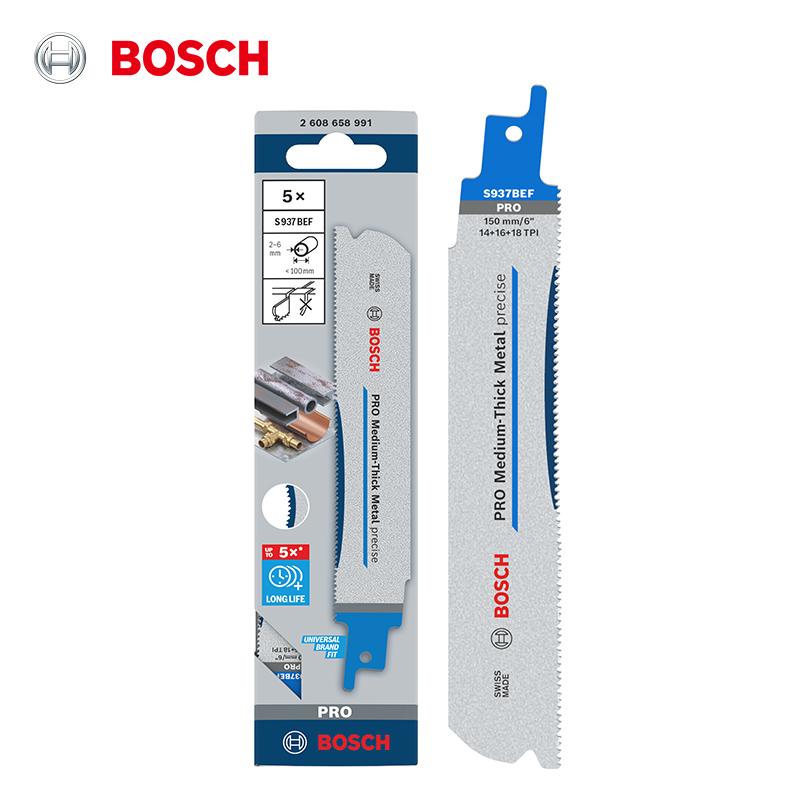 Bosch Saw Blades Pro Medium-Thick Metal Precise Reciprocating Saw Blades
Bosch Saw Blades Pro Medium-Thick Metal Precise Reciprocating Saw Blades