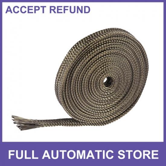 ONE Car Heat Wire Shield Sleeve Heat High Temp 10ft 8mm 516 Titanium Tone
ONE Car Heat Wire Shield Sleeve Heat High Temp 10ft 8mm 516 Titanium Tone