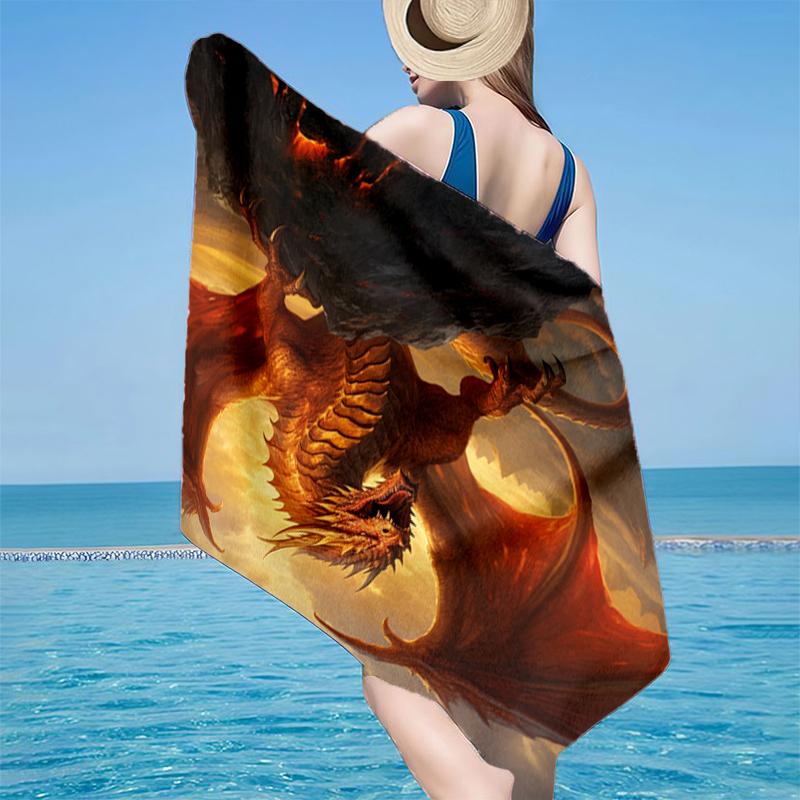 Epic Dragon Moonlit Sky Beach Towel, Super Soft Microfiber, Gift for Her/Him, Birthday, for Pool, Beach, Travel, Home Decor Fan gifts 70cmx140cm(27x55inch)
Epic Dragon Moonlit Sky Beach Towel, Super Soft Microfiber, Gift for Her/Him, Birthday, for Pool, Beach, Travel, Home Decor Fan gifts 70cmx140cm(27x55inch)