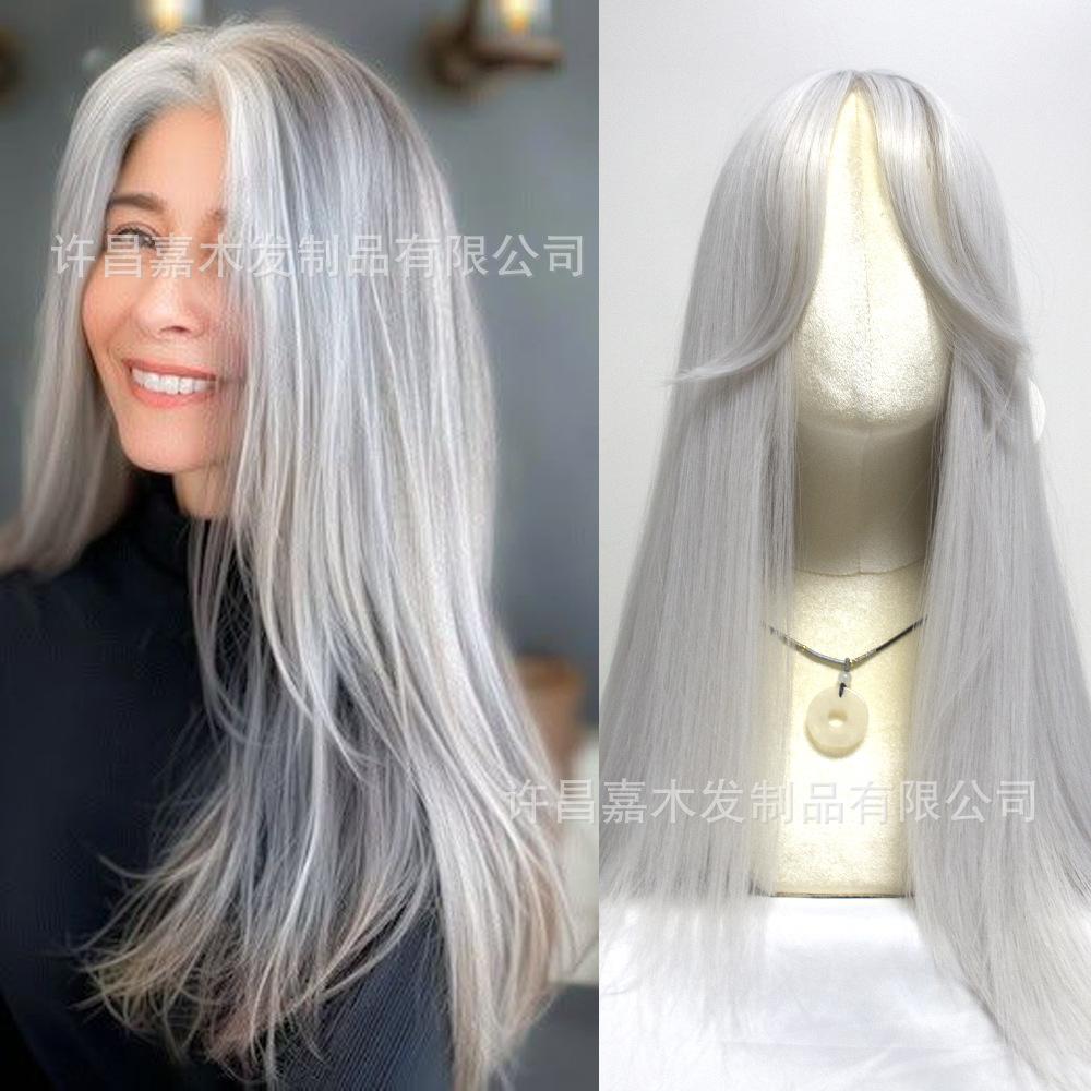 Светло-серый маленький кружевной парик с челкой на прямой пробор серый
Светло-серый маленький кружевной парик с челкой на прямой пробор серый