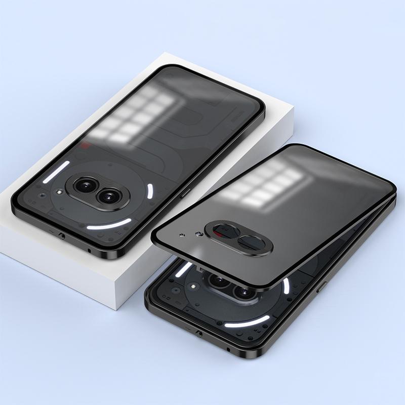 For Nothing Phone (2a) Case Pop-Up Snap Lock Anti-Drop Aluminium Alloy+PC Matte Phone Cover Black
For Nothing Phone (2a) Case Pop-Up Snap Lock Anti-Drop Aluminium Alloy+PC Matte Phone Cover Black