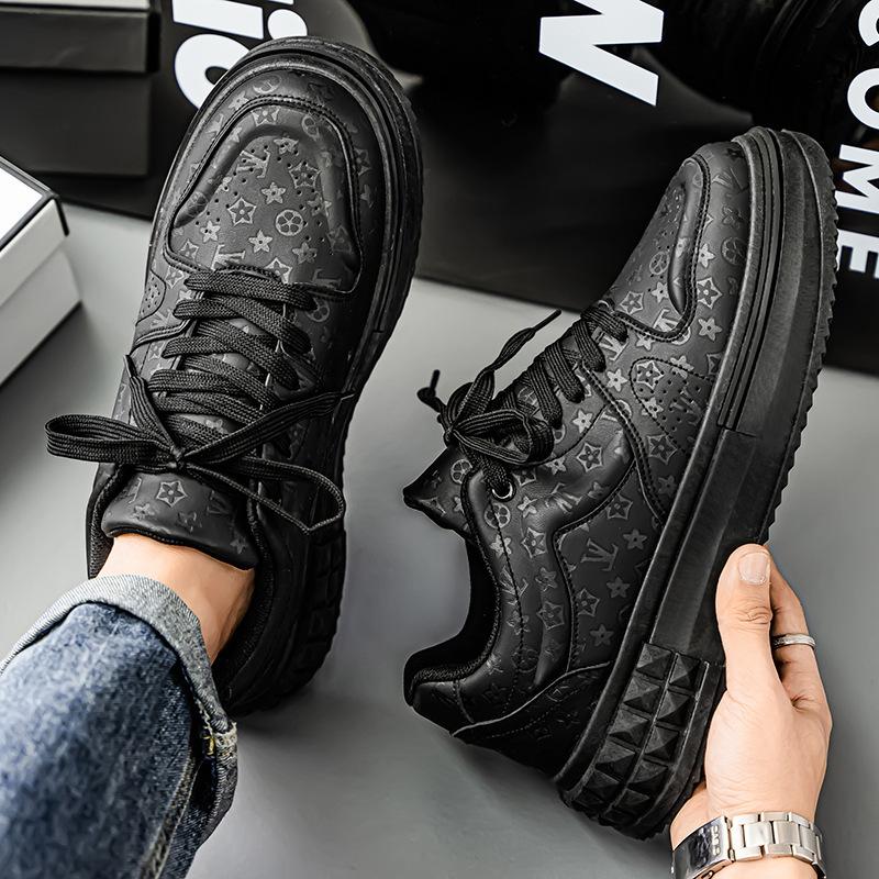 Летняя мужская обувь новая дышащая маленькая белая обувь мужская трендовая универсальная платформа спортивная обувь повседневная обувь для скейтборда 44