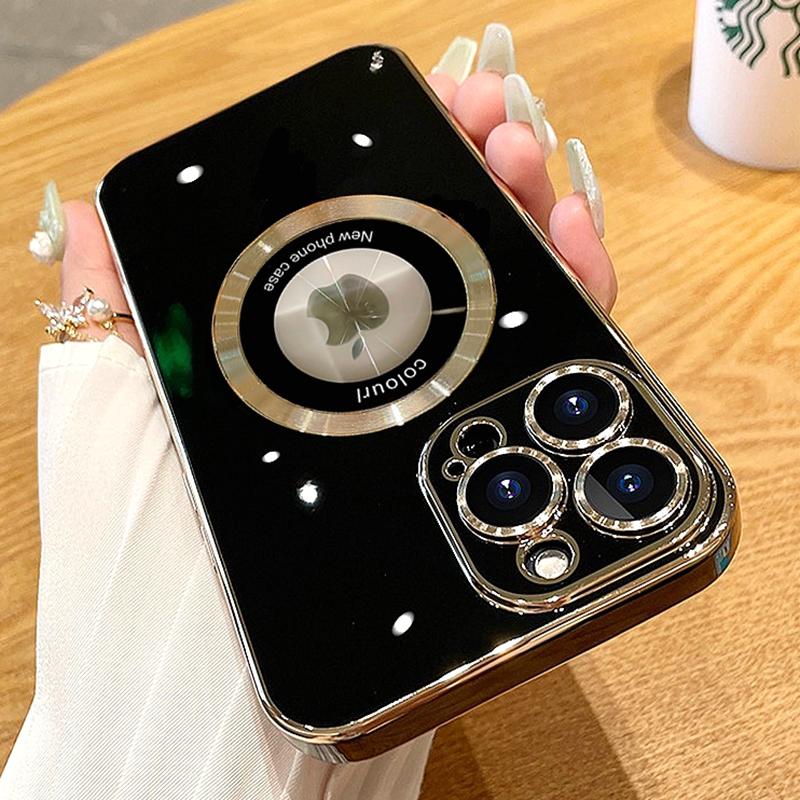 Роскошный чехол для телефона Magsafe с беспроводной зарядкой для iPhone 11 12 13 14 Pro Max Plus, мягкие чехлы с магнитной гальваникой
Роскошный чехол для телефона Magsafe с беспроводной зарядкой для iPhone 11 12 13 14 Pro Max Plus, мягкие чехлы с магнитной гальваникой