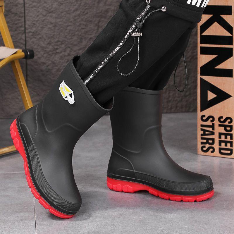 Construction site rain shoes light shoes-4 large size men s medium tube non-slip waterproof sole water boots thick sole comfortable 48
Construction site rain shoes light shoes-4 large size men s medium tube non-slip waterproof sole water boots thick sole comfortable 48