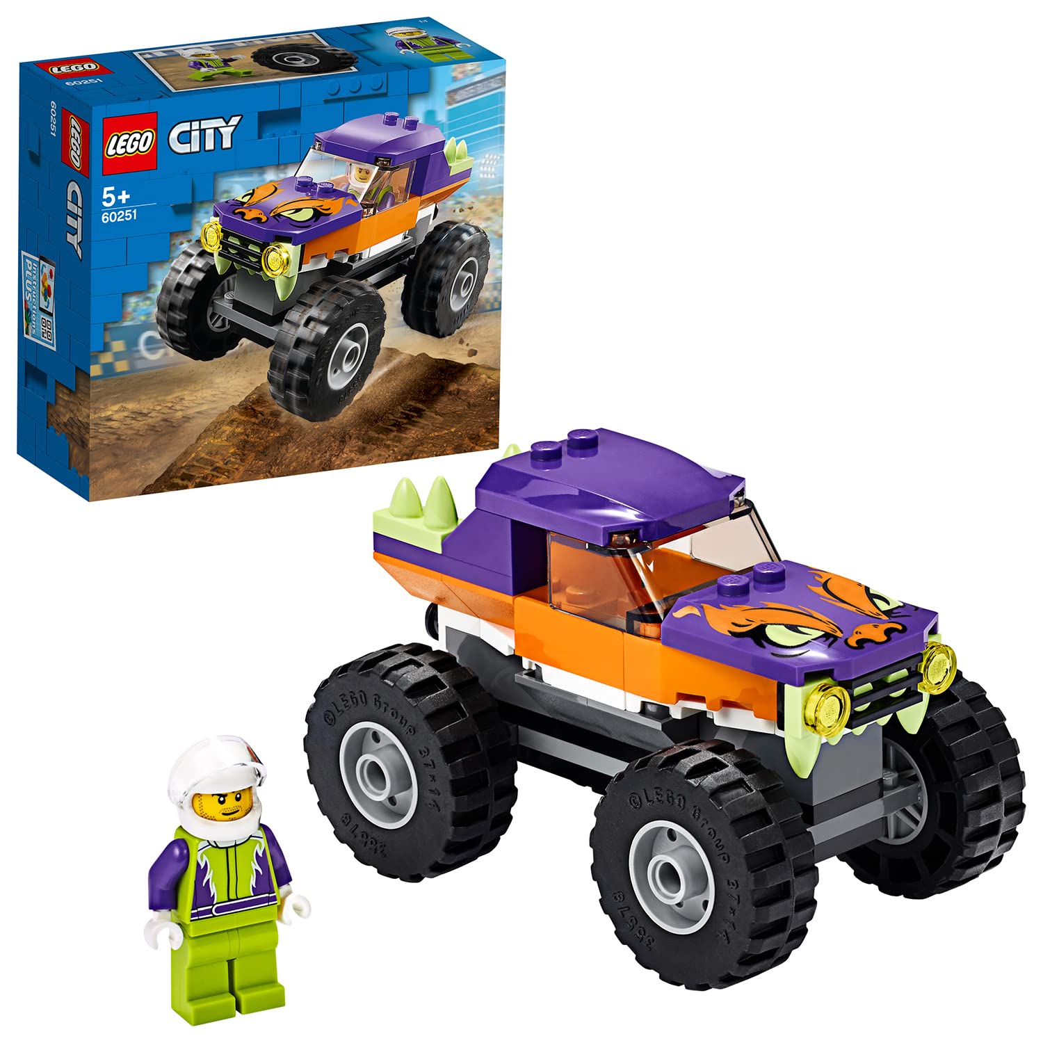 LEGO City Мощный монстр-трак 60251
LEGO City Мощный монстр-трак 60251