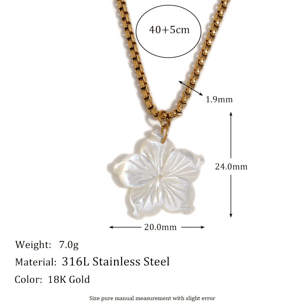 MamacitaSlay Elegant White Shell Petal Pendant Square Pearl Chain Necklace One Piece Stainless Steel Women s Jewelry Decoration 40cm золотой
MamacitaSlay Elegant White Shell Petal Pendant Square Pearl Chain Necklace One Piece Stainless Steel Women s Jewelry Decoration 40cm золотой