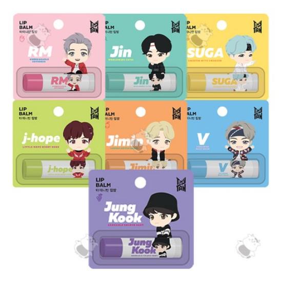 Набор бальзамов для губ TinyTAN BTS из 7 штук Увлажняющий уход за губами – RM / Джин / Шуга / Джей-Хоуп / Чимин / Ви / Чонгук
Набор бальзамов для губ TinyTAN BTS из 7 штук Увлажняющий уход за губами – RM / Джин / Шуга / Джей-Хоуп / Чимин / Ви / Чонгук