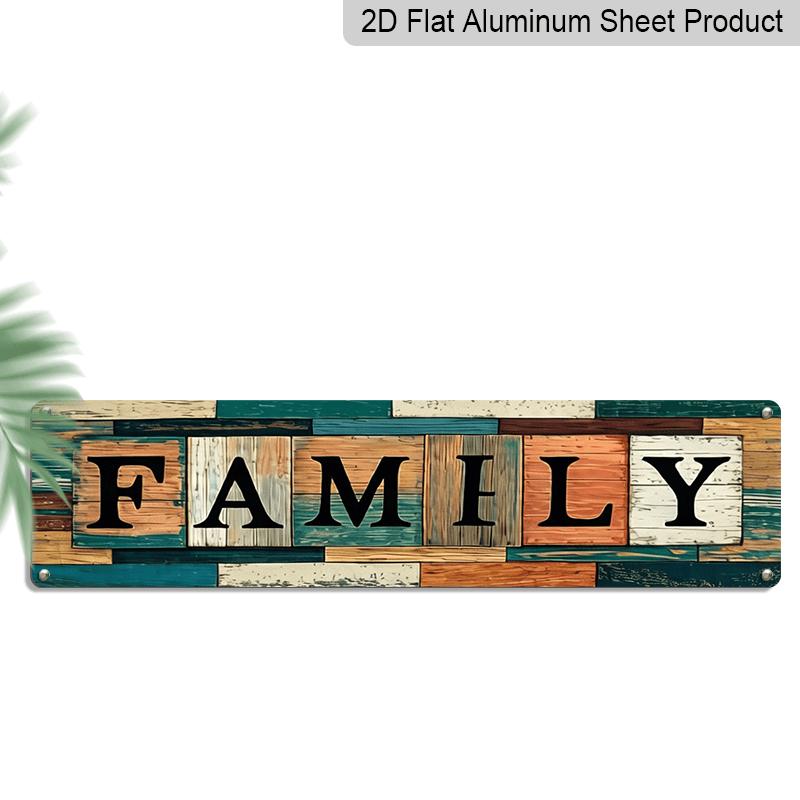 1pc Family Aluminium Decorative Sign - Rustic Farmhouse Decor, Vintage FAMILY Sign for Living Room, Bedroom, Entryway - Housewarming & Holiday 40cm x 10cm
1pc Family Aluminium Decorative Sign - Rustic Farmhouse Decor, Vintage FAMILY Sign for Living Room, Bedroom, Entryway - Housewarming & Holiday 40cm x 10cm
