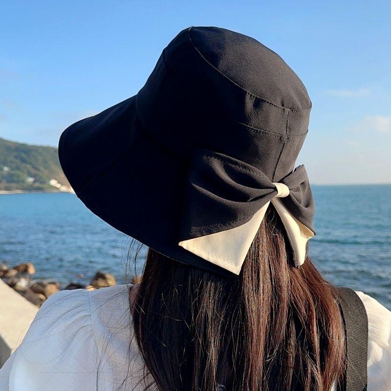 Summer Bow Women Bucket Hat Sweet Cotton Flat Top Large Brim Fishermen Caps Girls Outdoor Beach Travel Fordable Ponytail Sun Hat 56-58cm
Summer Bow Women Bucket Hat Sweet Cotton Flat Top Large Brim Fishermen Caps Girls Outdoor Beach Travel Fordable Ponytail Sun Hat 56-58cm