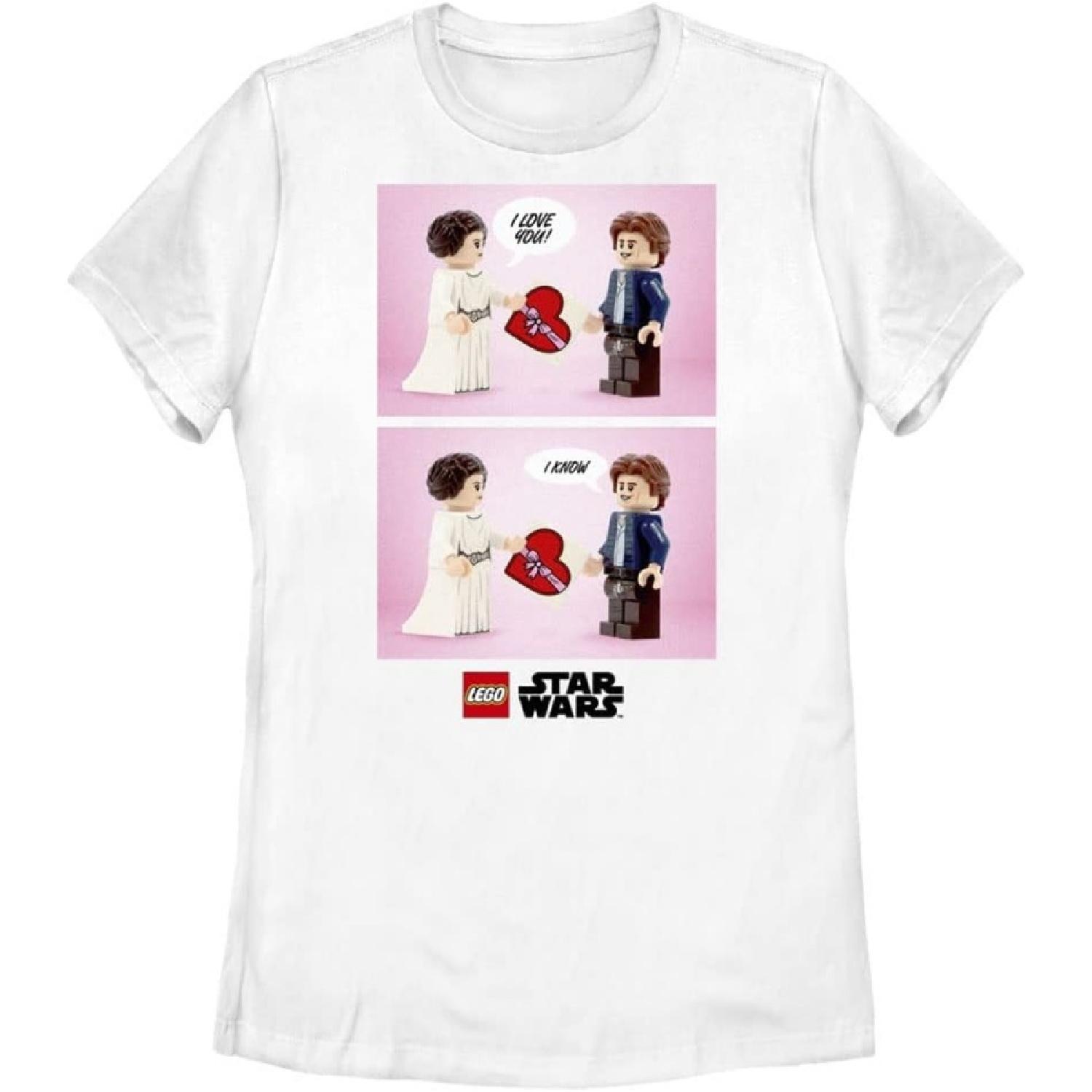 Fifth Sun Lego Star Wars I Know Women s Short Sleeve Tee Shirt, White, Medium XXXXXL білий
Fifth Sun Lego Star Wars I Know Women s Short Sleeve Tee Shirt, White, Medium XXXXXL білий