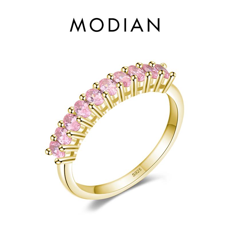 Modian романтическое розовое кольцо с фианитом из стерлингового серебра 925 пробы, роскошные ослепительные кольца на палец для женщин, свадебные украшения 9 золотой
Modian романтическое розовое кольцо с фианитом из стерлингового серебра 925 пробы, роскошные ослепительные кольца на палец для женщин, свадебные украшения 9 золотой