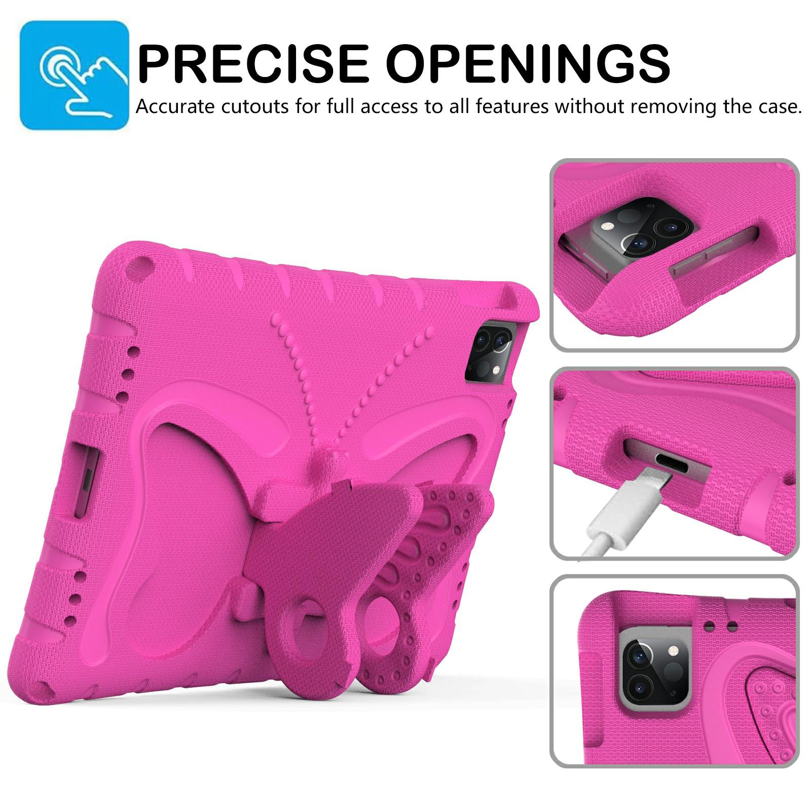 For iPad Pro 12.9-inch (2018)/(2020)/(2021)/(2022)/Air 13 (2025)/(2024)/Pro 13 (2024) Butterfly Kickstand EVA Case with Strap Rose
For iPad Pro 12.9-inch (2018)/(2020)/(2021)/(2022)/Air 13 (2025)/(2024)/Pro 13 (2024) Butterfly Kickstand EVA Case with Strap Rose