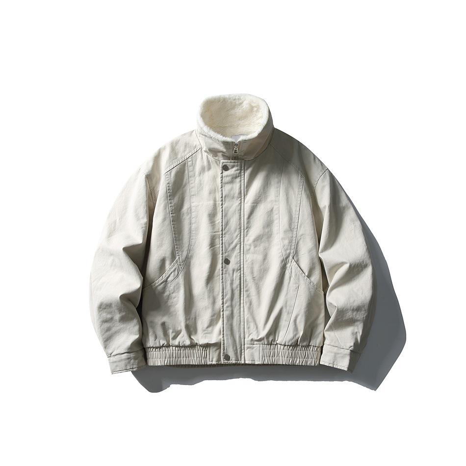 SKRSANYU Fleece-Lined Unisex Retro Cotton Jacket - Stand-Up Collar Trendy Winter Workwear (SYM1032) 2XL брудно-білий
SKRSANYU Fleece-Lined Unisex Retro Cotton Jacket - Stand-Up Collar Trendy Winter Workwear (SYM1032) 2XL брудно-білий