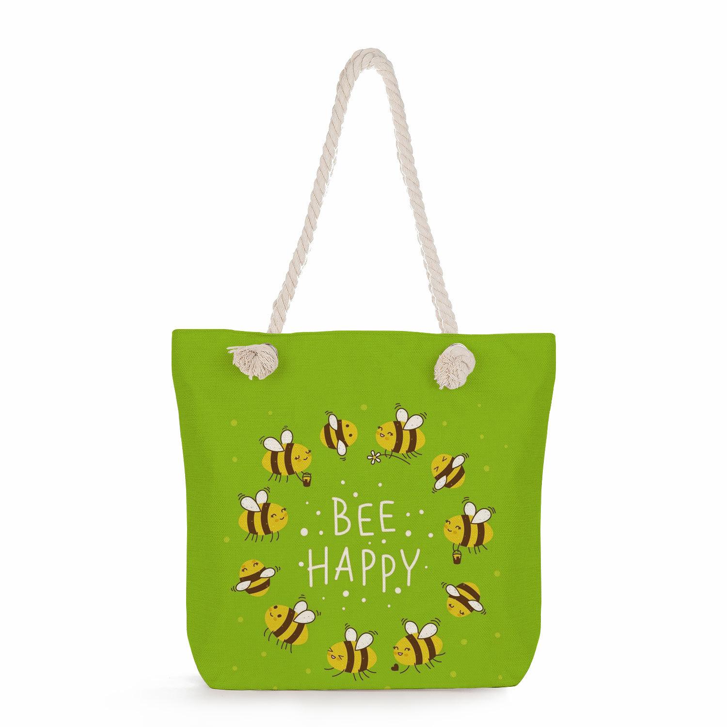 Multifunctional Ladybug Printed Thick Rope Shoulder Beach Bag Casual large capacity handbag 7594 KTB
Multifunctional Ladybug Printed Thick Rope Shoulder Beach Bag Casual large capacity handbag 7594 KTB