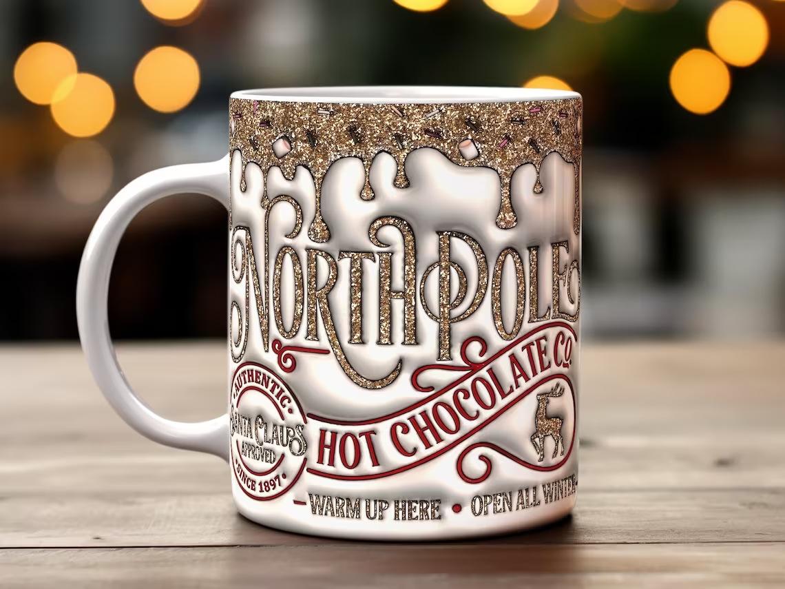 3D North Pole Christmas Hot Chocolate Christmas Tree Ceramic Coffee Mark Mug Cocoa 301-400ml
3D North Pole Christmas Hot Chocolate Christmas Tree Ceramic Coffee Mark Mug Cocoa 301-400ml