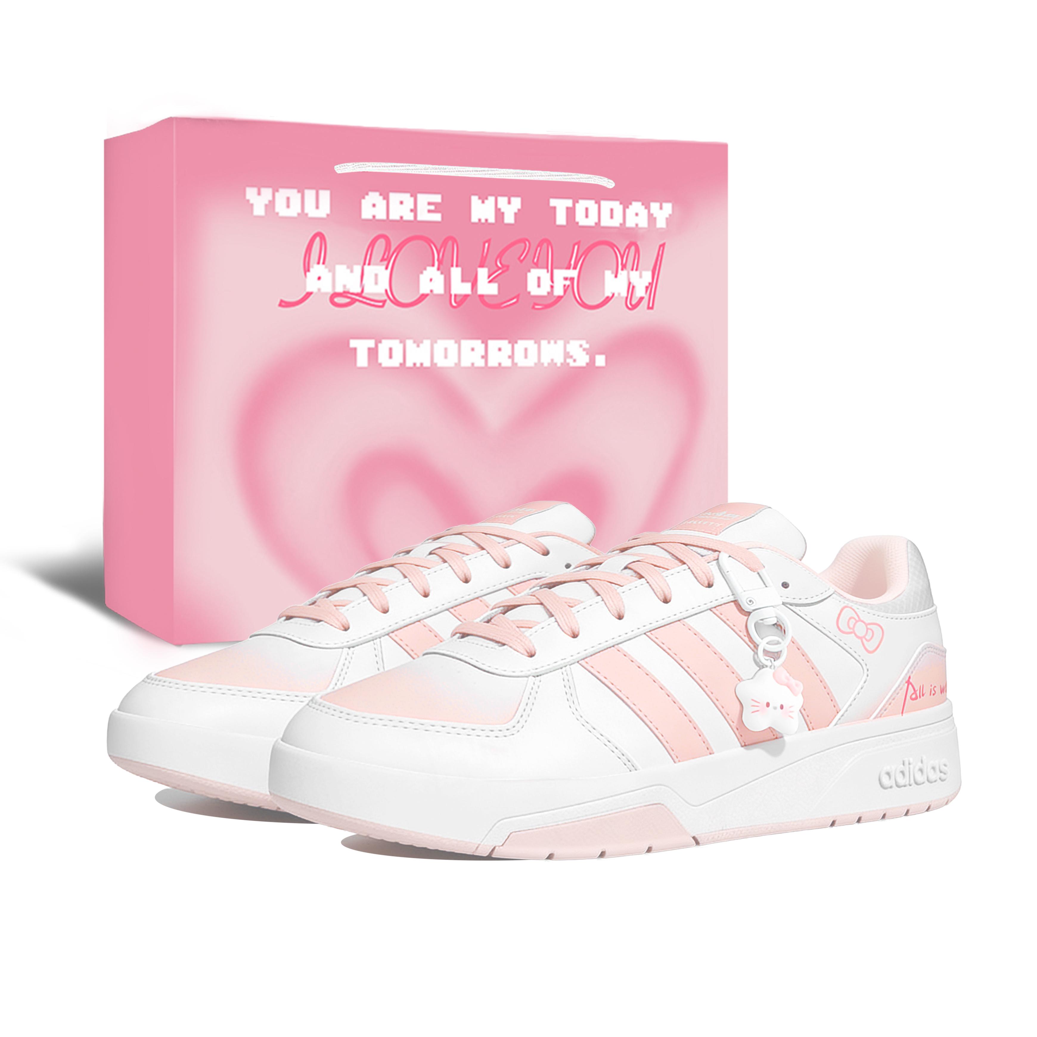 Adidas COURTBEAT Milk Powder Maris Sal Fabric Slip Resistant Low top Skateboard Shoes Unisex Pink White KI6785(Team2274-) 39⅓
Adidas COURTBEAT Milk Powder Maris Sal Fabric Slip Resistant Low top Skateboard Shoes Unisex Pink White KI6785(Team2274-) 39⅓