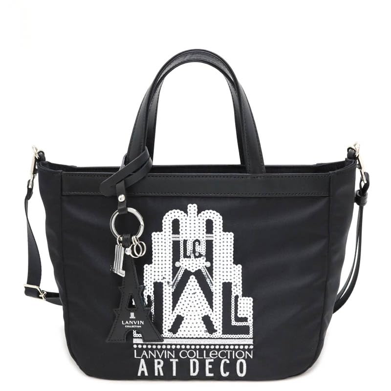 Lanvin Collection Art Black 2-Way Handbag, Deco, 60-6181, Women s, чорний
Lanvin Collection Art Black 2-Way Handbag, Deco, 60-6181, Women s, чорний