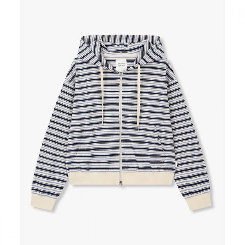 Studio Tomboy Stripe Pattern Zip Hoodie 9176213986 Ivory/OS
Studio Tomboy Stripe Pattern Zip Hoodie 9176213986 Ivory/OS