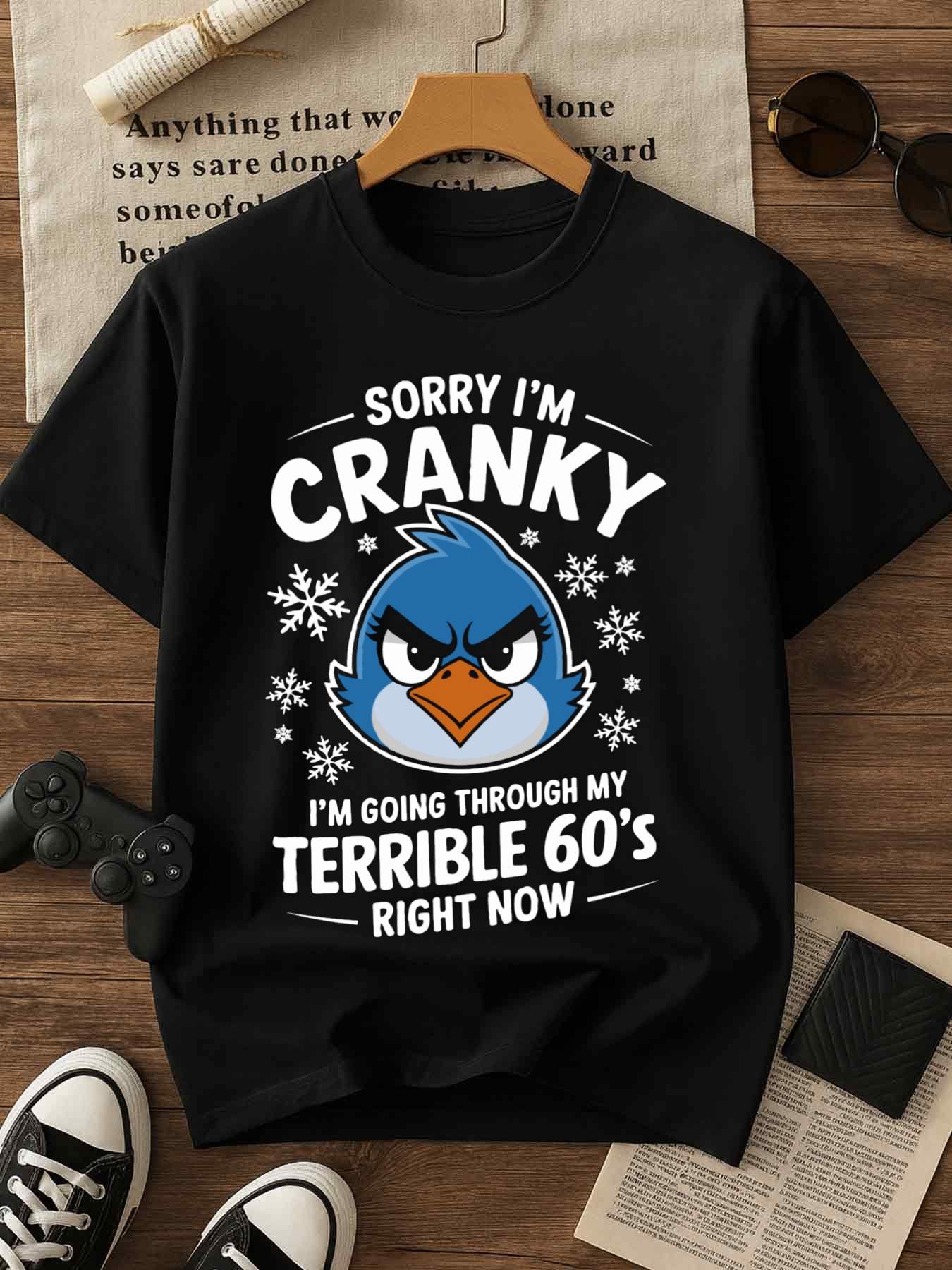 Men s T-Shirt Y2K Pack Cranky Right Now Black Loose Fit XL
Men s T-Shirt Y2K Pack Cranky Right Now Black Loose Fit XL