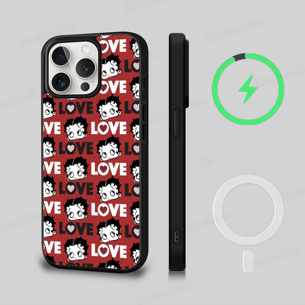 B-Betty-Cute-B-Boop Anime For Magsafe Magnetic Phone Case for iPhone 17 16 15 14 13 12 11 Plus Pro Max PC+TPU Cover iPhone 17pro max
B-Betty-Cute-B-Boop Anime For Magsafe Magnetic Phone Case for iPhone 17 16 15 14 13 12 11 Plus Pro Max PC+TPU Cover iPhone 17pro max
