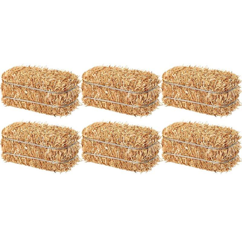 SHGO-For Wedding Western Cowboy Themed Birthday Party Decorative Straw Small Mini Hay Bales 6 Pcs Miniature
SHGO-For Wedding Western Cowboy Themed Birthday Party Decorative Straw Small Mini Hay Bales 6 Pcs Miniature