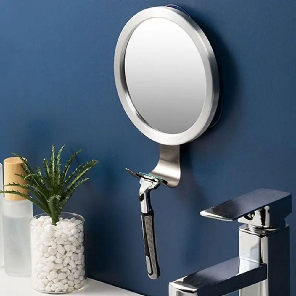 Aluminum Frame Fogless Shower Shaving Mirror Durable Anti Fog Shower Mirror Shaver Holder silver-Round
Aluminum Frame Fogless Shower Shaving Mirror Durable Anti Fog Shower Mirror Shaver Holder silver-Round