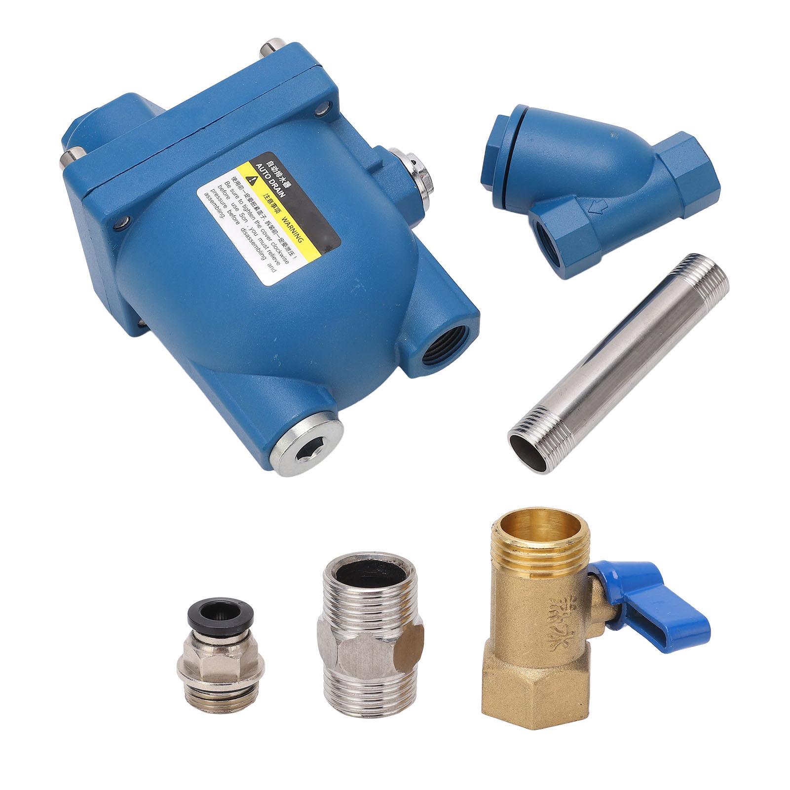 Air Compressor Automatic Drainer Mass Pneumatic Drainage Valve Aluminum Alloy for Gas Air Compressor Pneumatic Drainer синій
Air Compressor Automatic Drainer Mass Pneumatic Drainage Valve Aluminum Alloy for Gas Air Compressor Pneumatic Drainer синій