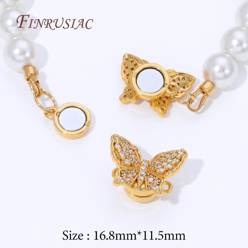 1/2/4Pcs 18K Gold Plated Magnetic Clasp For Jewelry,Magnetic Lock For Bracelets Accessories,DIY Butterfly Clasp Connectors 1 piece
1/2/4Pcs 18K Gold Plated Magnetic Clasp For Jewelry,Magnetic Lock For Bracelets Accessories,DIY Butterfly Clasp Connectors 1 piece