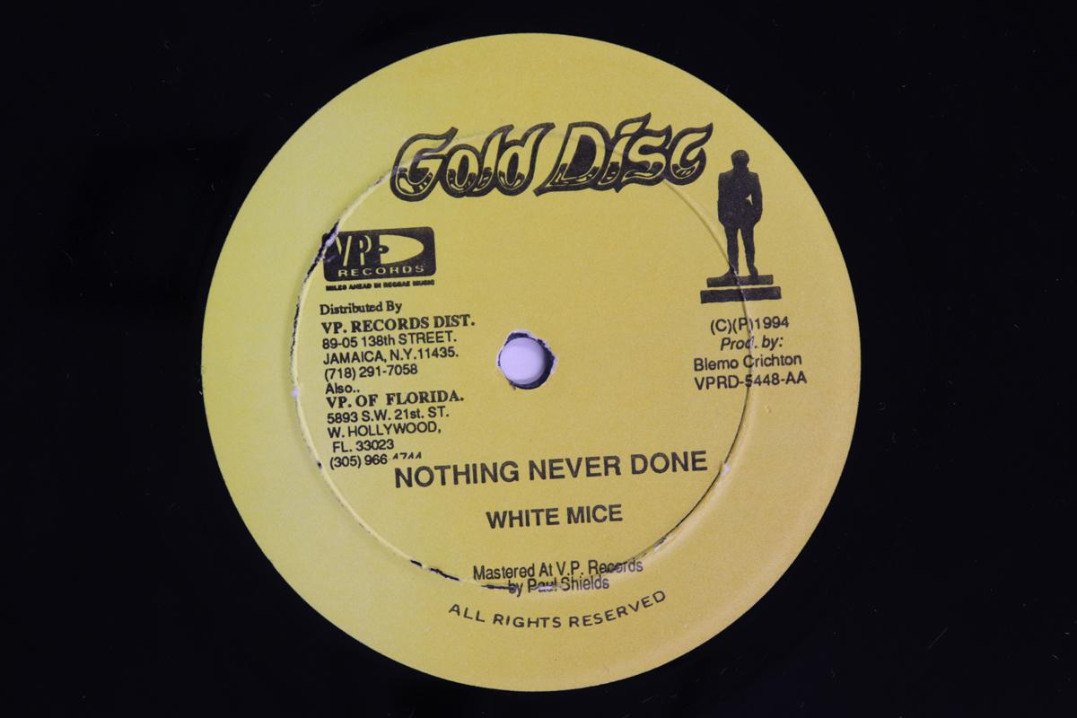12inch Record WHITE MICE Nothing Never Done True Love VPRD5448 GOLD DISC 1994 US Reggae Ska Dub Used
12inch Record WHITE MICE Nothing Never Done True Love VPRD5448 GOLD DISC 1994 US Reggae Ska Dub Used