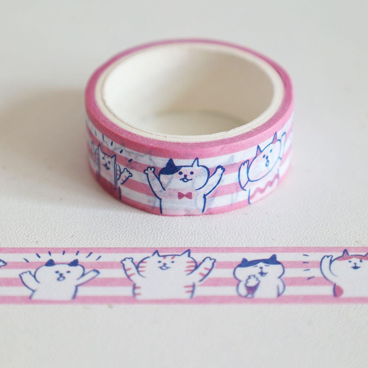 1.5cmx3m Japanese Style Animal Theme DIY Craft Set Cute Cat Stickers and Washi Tape Decorative Material рожевий
1.5cmx3m Japanese Style Animal Theme DIY Craft Set Cute Cat Stickers and Washi Tape Decorative Material рожевий