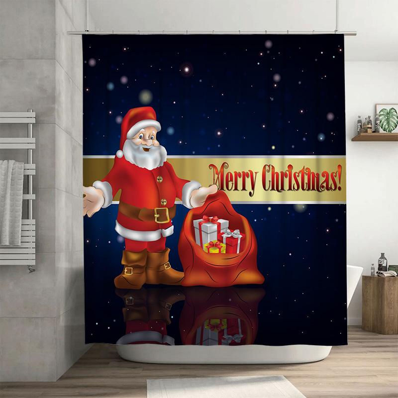 Tu Christmas Shower Curtain Santa Claus Festive Holiday Decor Bathroom Set Waterproof Xmas Backdrop Home Decor Gift W60H190(CM)-1 Pcs
Tu Christmas Shower Curtain Santa Claus Festive Holiday Decor Bathroom Set Waterproof Xmas Backdrop Home Decor Gift W60H190(CM)-1 Pcs