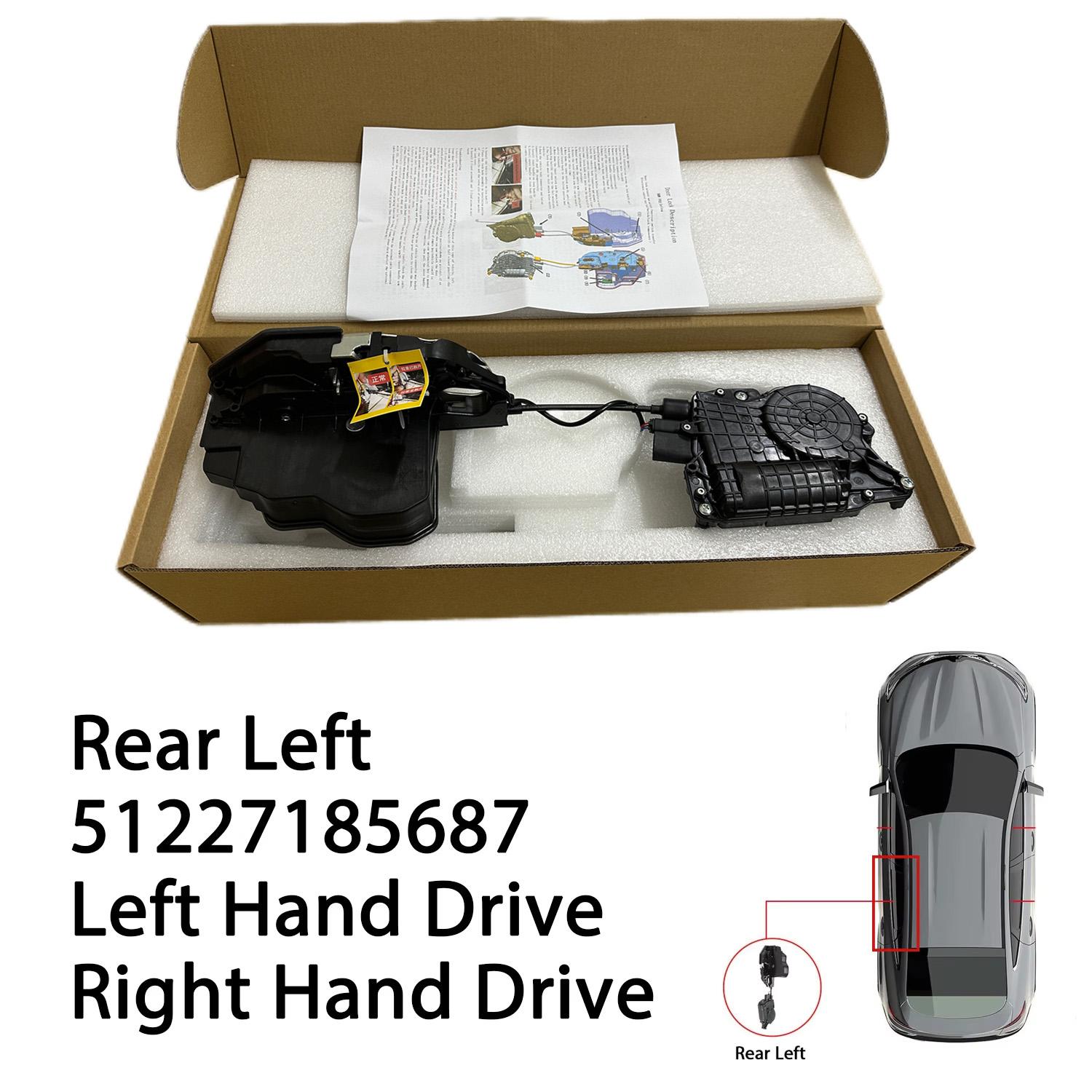 Door Lock Actuator Soft Close System for BMW 5 Series F18 F11 F10 7 Series F01 F02 51217185689 51217185692 51227185687 Rear Left
Door Lock Actuator Soft Close System for BMW 5 Series F18 F11 F10 7 Series F01 F02 51217185689 51217185692 51227185687 Rear Left
