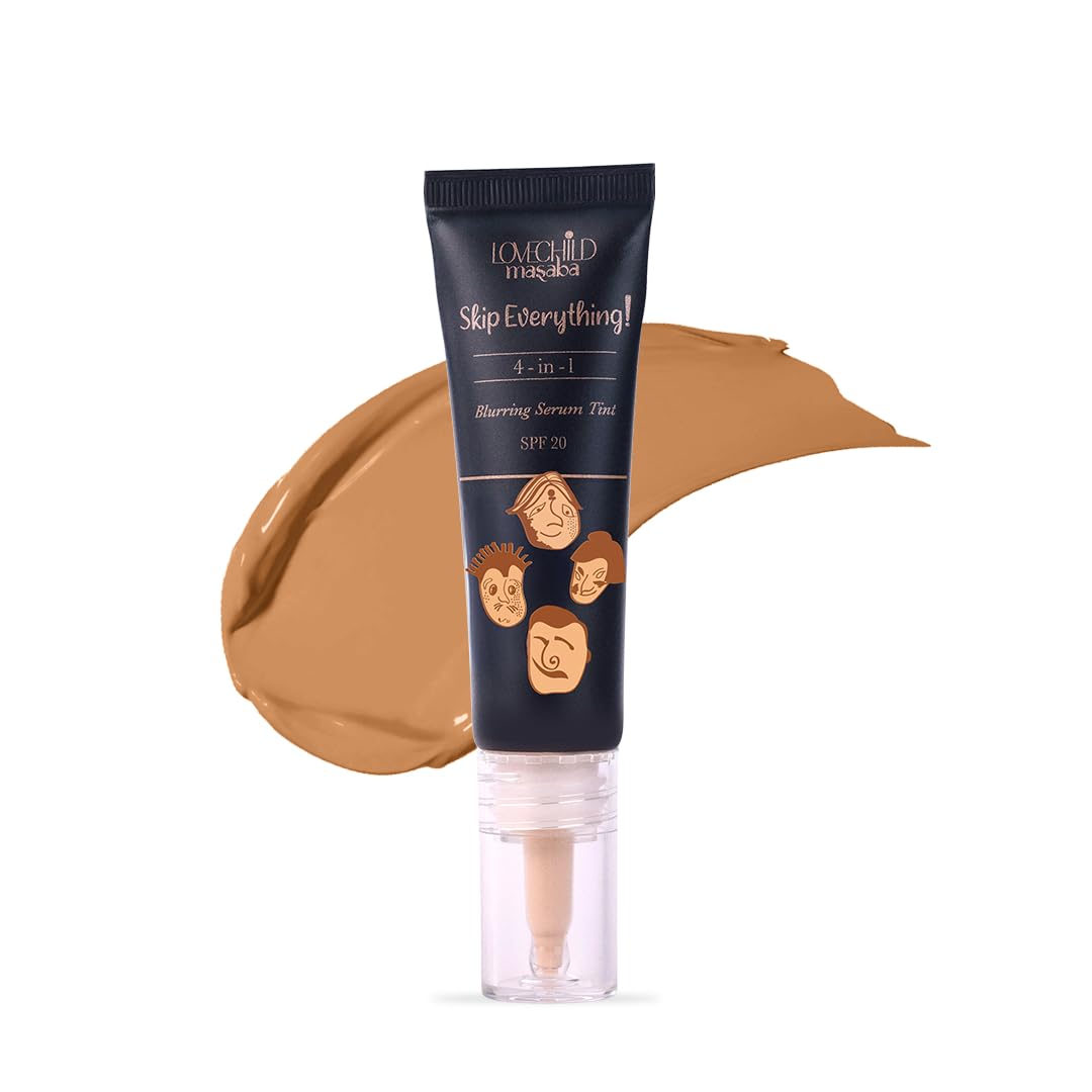 Lovechild Masaba Сыворотка-тинт для лица Skip Everything SPF 20 - Карманное издание, Жидкая тональная основа для всех типов кожи, Праймер, Увлажняющее средство, Солнцезащитный крем и Fo
Lovechild Masaba Сыворотка-тинт для лица Skip Everything SPF 20 - Карманное издание, Жидкая тональная основа для всех типов кожи, Праймер, Увлажняющее средство, Солнцезащитный крем и Fo