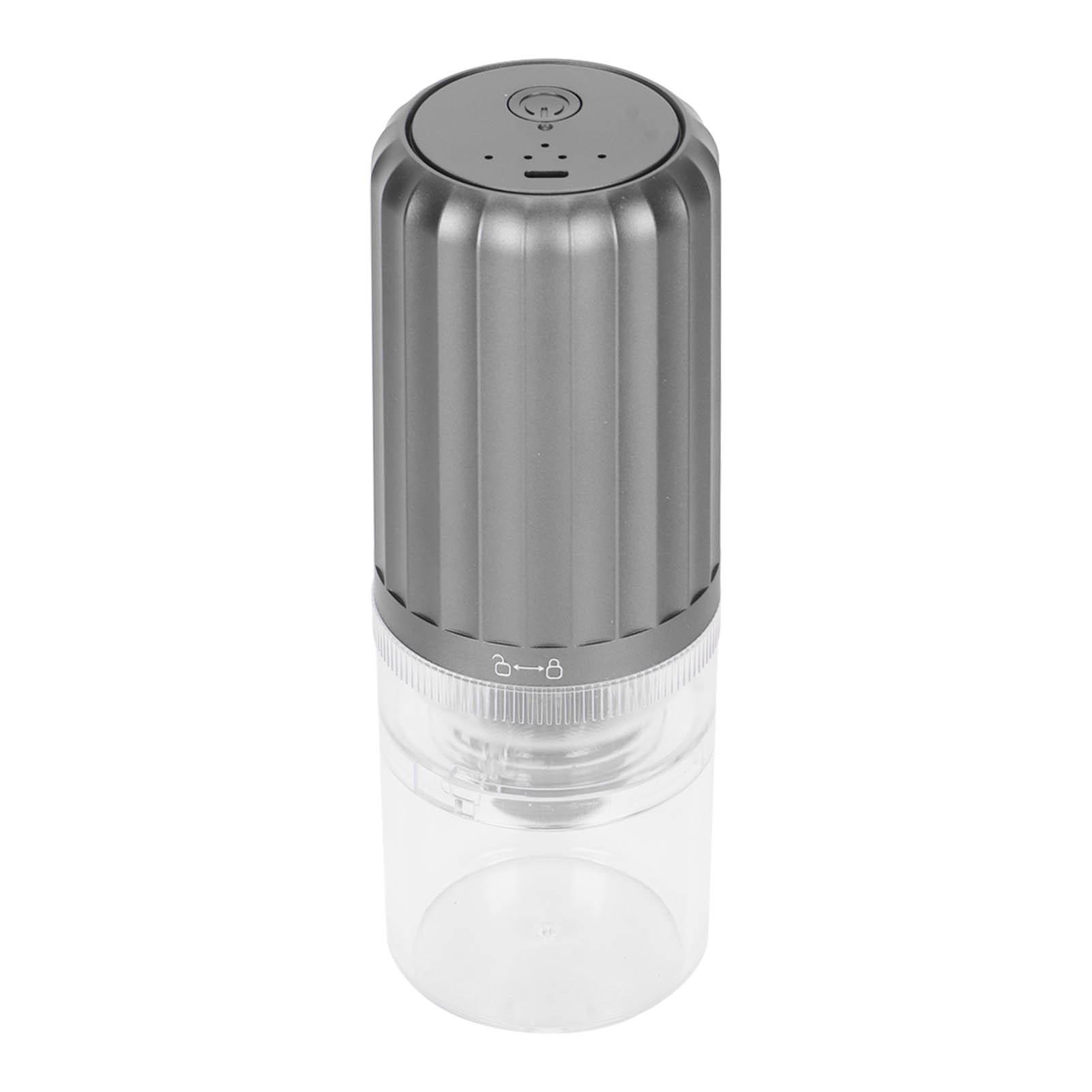 Portable Electric Coffee Grinder Adjustable Thickness USB Rechargeable Travel Camping Bean Grinding сірий
Portable Electric Coffee Grinder Adjustable Thickness USB Rechargeable Travel Camping Bean Grinding сірий