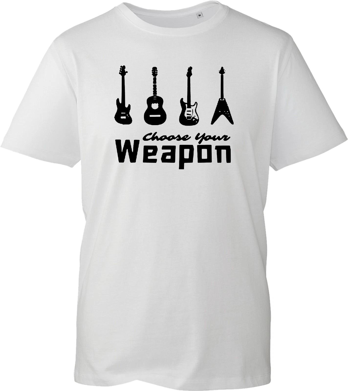 Choose Your Weapon Guitar Mens Adults T-Shirt Electric Acoustic Cool Unisex Gift 2XL
Choose Your Weapon Guitar Mens Adults T-Shirt Electric Acoustic Cool Unisex Gift 2XL
