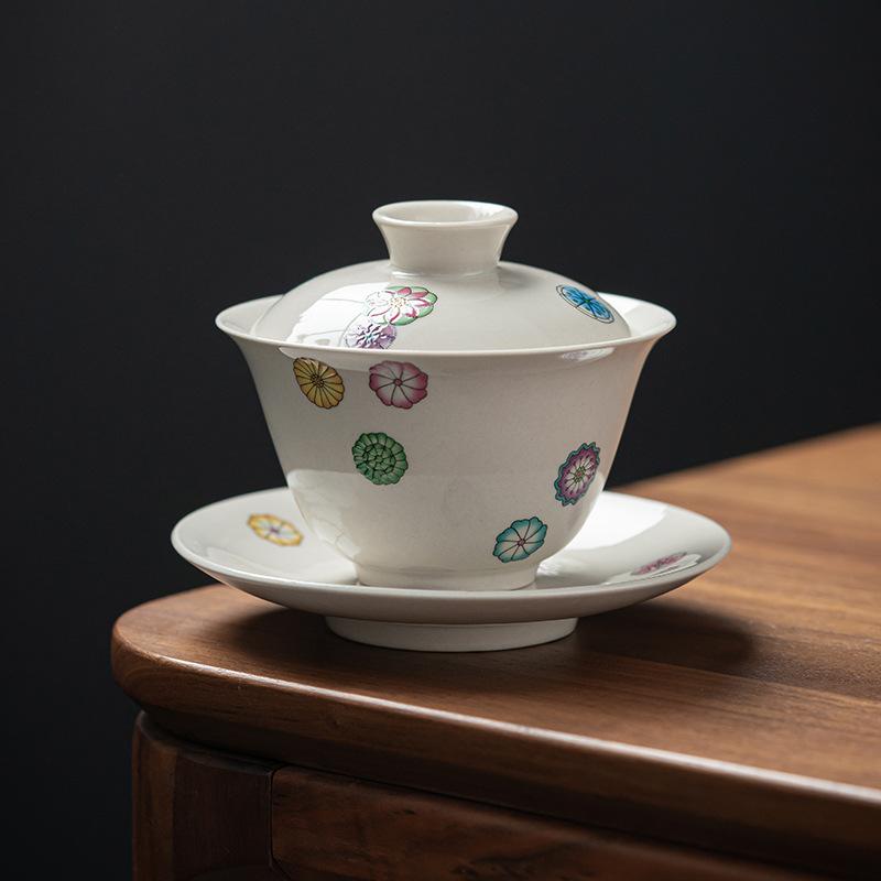Handmade Grass Ash Glazed Tea Set Chinese Antique Style Ceramic Kungfu Tea Cup with Lid 101-200ml
Handmade Grass Ash Glazed Tea Set Chinese Antique Style Ceramic Kungfu Tea Cup with Lid 101-200ml