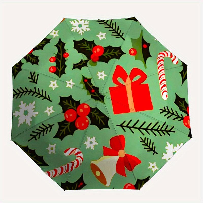 1pc Christmas Pattern Automatic Folding Umbrella - Portable Foldable Design with 8 Ribs, Durable Plastic & Iron Frame y250725061
1pc Christmas Pattern Automatic Folding Umbrella - Portable Foldable Design with 8 Ribs, Durable Plastic & Iron Frame y250725061