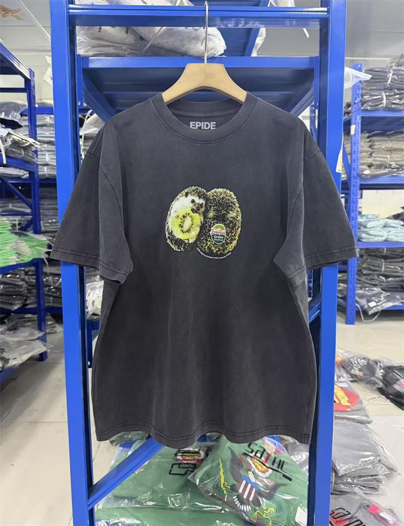 Summer Epide SS Hedgehog Kiwi Pattern Printed Water Washed Vintage Short Sleeve High Street Casual Cotton Loose Tshirt Unisex S
Summer Epide SS Hedgehog Kiwi Pattern Printed Water Washed Vintage Short Sleeve High Street Casual Cotton Loose Tshirt Unisex S